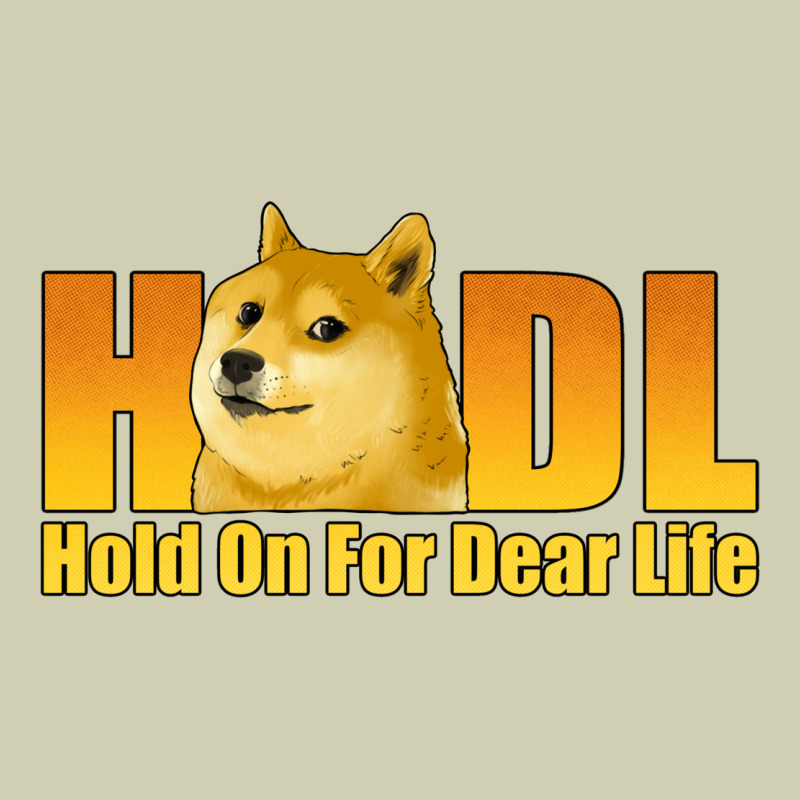 Hodl Hold On For Dear Life Dogecoin Heavy Core Tee by Jasminsmagicworld | Teevron