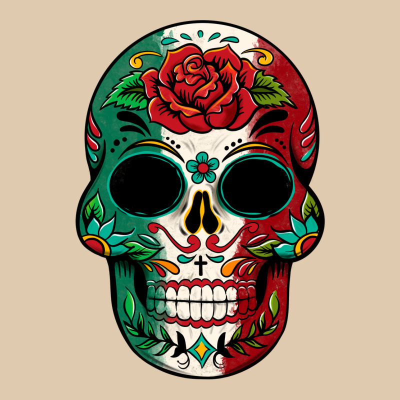 Mexican Skull Heavyweight Sweatshirt by texasbilliewilder | Teevron