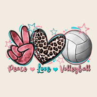 Peace Love Volleyball Premium Sweatshirt | Teevron