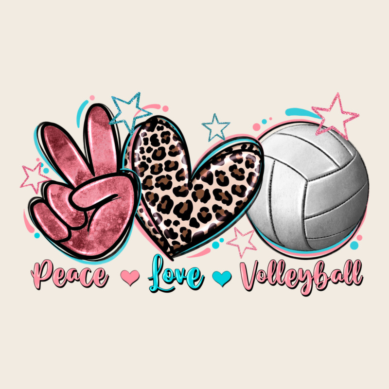 Peace Love Volleyball Premium Sweatshirt by FaDigitalArtStudio | Teevron