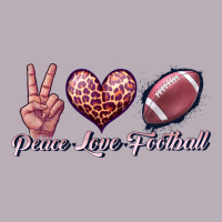 Peace Love Football Vintage Tee | Teevron