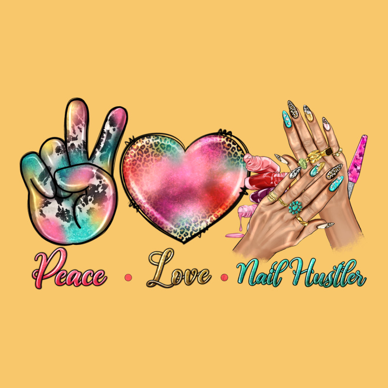 Peace Love Nail Hustler Vintage Hoodie by BundleAndBundleShop | Teevron