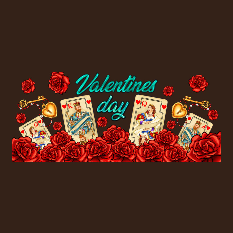 Valentines Day With Playing Cards Heavy Core Tee by AdoDesignShop | Teevron