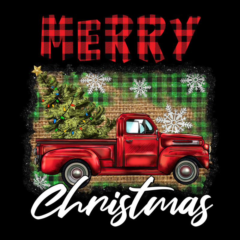 Merry Christmas Truck Heavy Core Tee by BarkalooDesign | Teevron