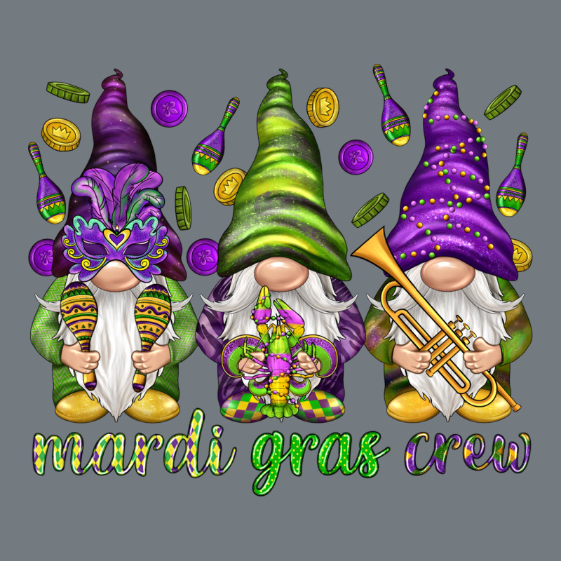 Mardi Gras Crew With Gnomes Heavyweight Sweatshirt by NancyCooperArtShop | Teevron