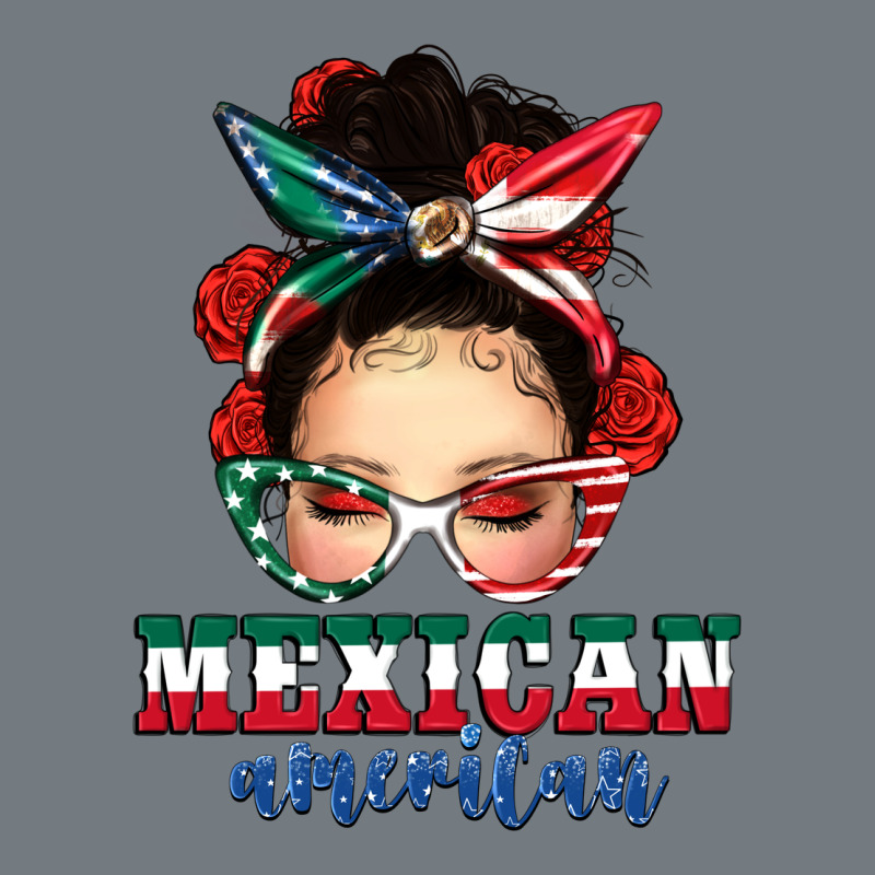 Mexican American Messy Bun Heavyweight Sweatshirt by texasbilliewilder | Teevron