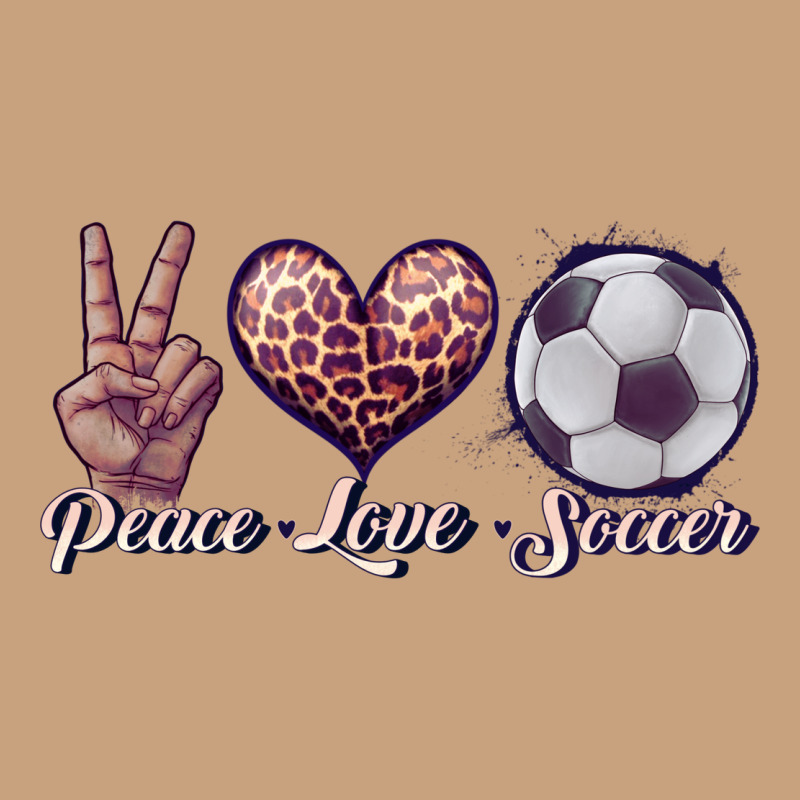 Peace Love Soccer Vintage Tee by JahusDesignShop | Teevron
