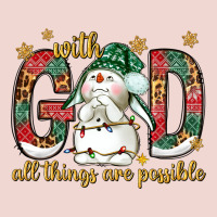 With God All Things Are Possible With Snowman Bbs Premium Sweatshirt | Teevron