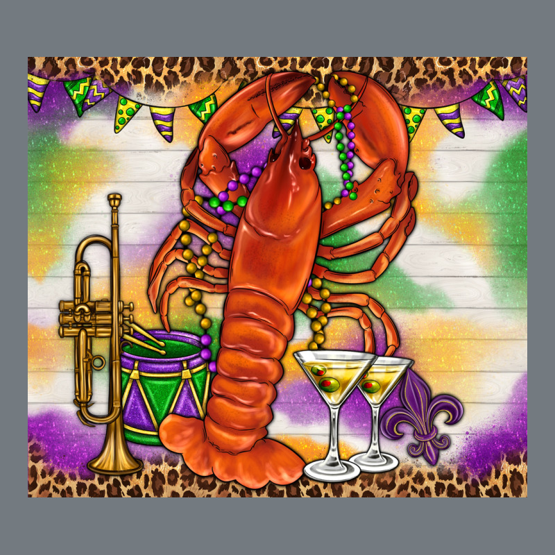 Mardi Gras Crawfish Heavyweight Sweatshirt by NancyCooperArtShop | Teevron