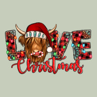 Love Christmas Highland Cow And Turquoise Gemstone Ladies Tee | Teevron