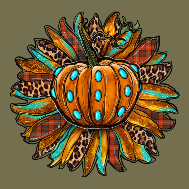 Pumpkin Sunflower Vintage Hoodie by RanaPortraitStore | Teevron