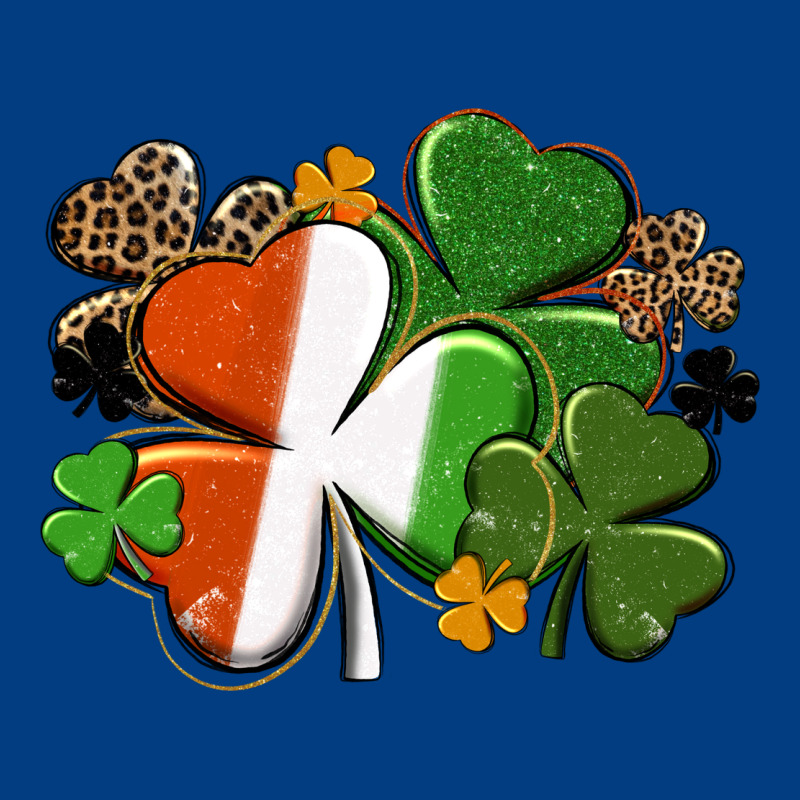 Irish Flag Shamrock St. Patricks Day Premium Sweatshirt by FaDigitalArtStudio | Teevron