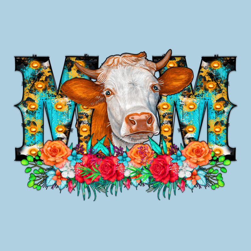 Mom Cow Flowers Premium Hoodie by CowCowDesign | Teevron
