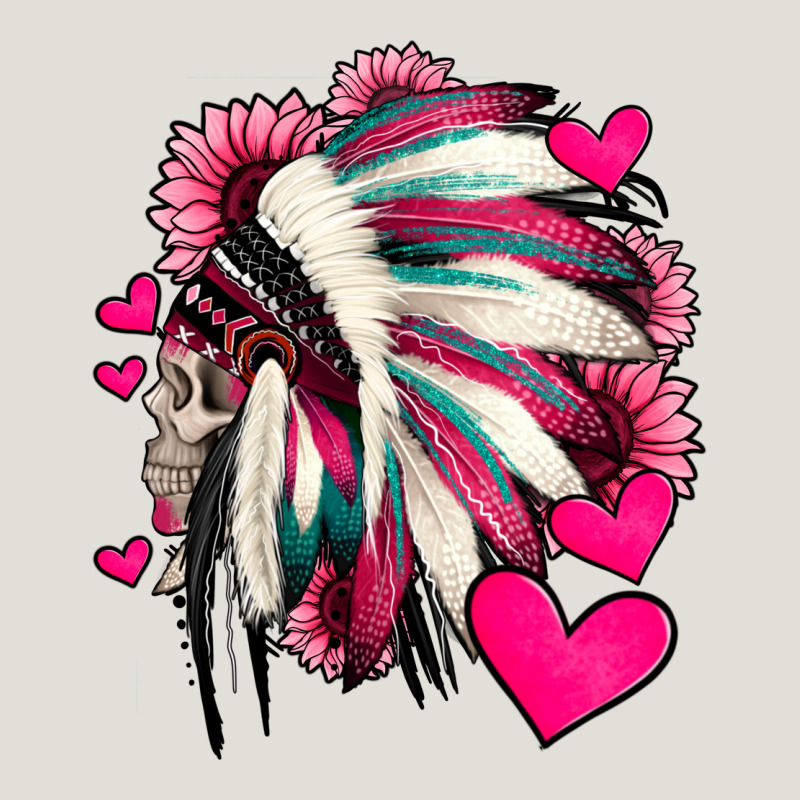 Indian Headdress With Hearts Valentine's Day Heavy Core Tee by Jasminsmagicworld | Teevron