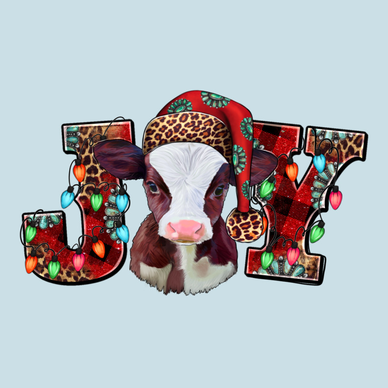 Joy Baby Cow Christmas Ladies Tee by Jasminsmagicworld | Teevron