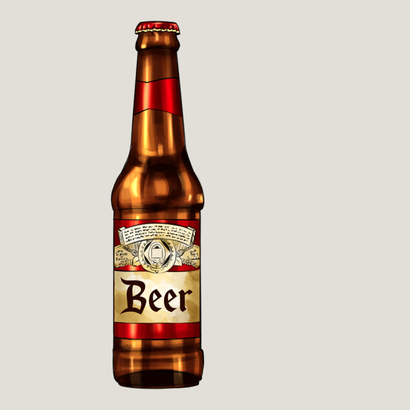 Red Beer Bottle Heavy Core Tee by AdoDesignShop | Teevron