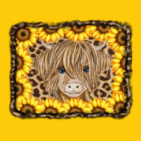 Baby Cow Leopard Sunflowers Premium Hoodie | Teevron