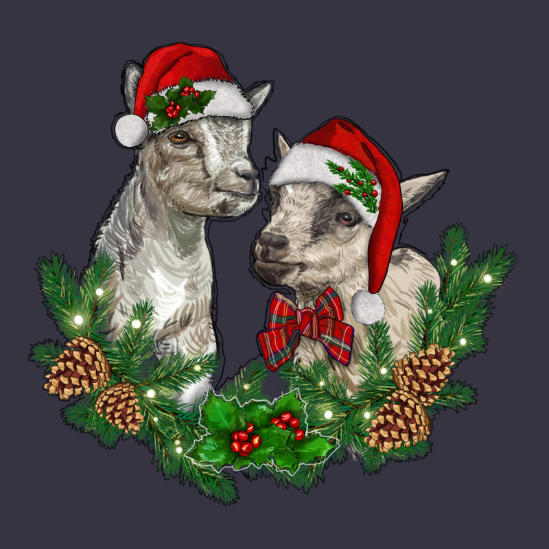 Christmas Baby Goats Vintage Hoodie by RanaPortraitStore | Teevron