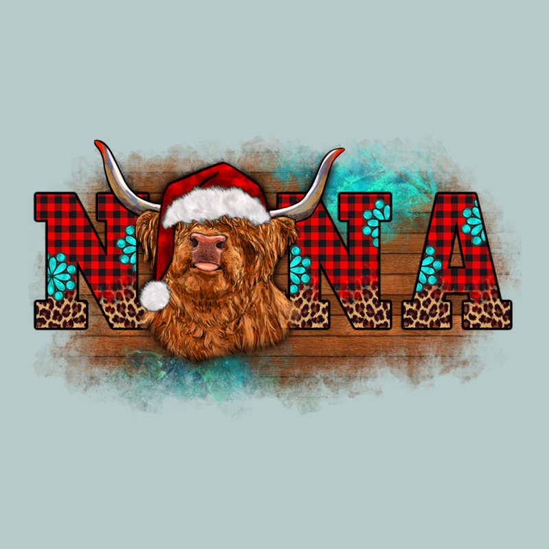 Christmas Nana Highland Cow Heavy Core Tee by BarkalooDesign | Teevron