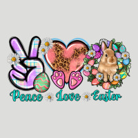 Peace Love Easter Day Zipper Hoodie | Teevron