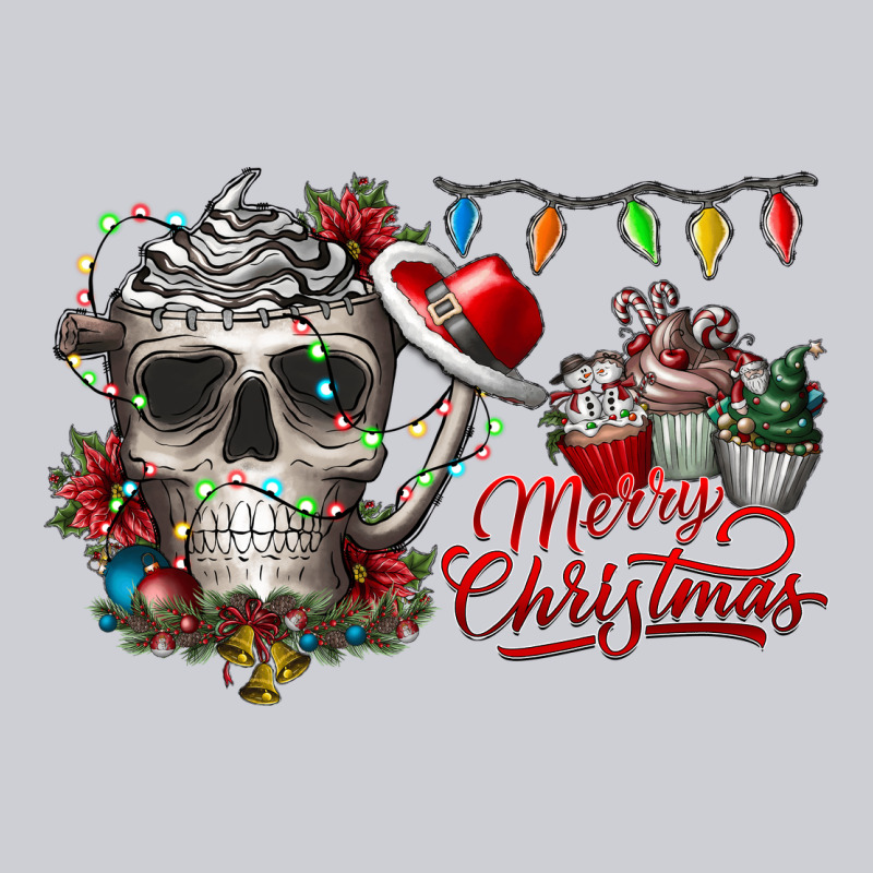 Merry Christmas  Skull Urban Hoodie by CowhideDigitalArt | Teevron