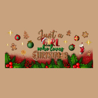 Just A Girl Who Loves Christmas Libbey Glass Vintage Tee | Teevron