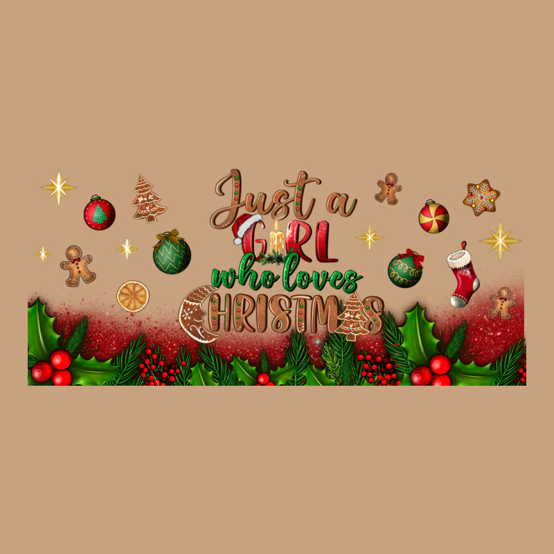 Just A Girl Who Loves Christmas Libbey Glass Vintage Tee by BundleAndBundleShop | Teevron