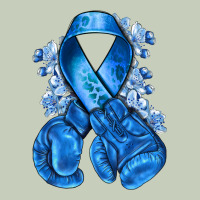 Blueribbon With Boxing Gloves Ladies Tee | Teevron