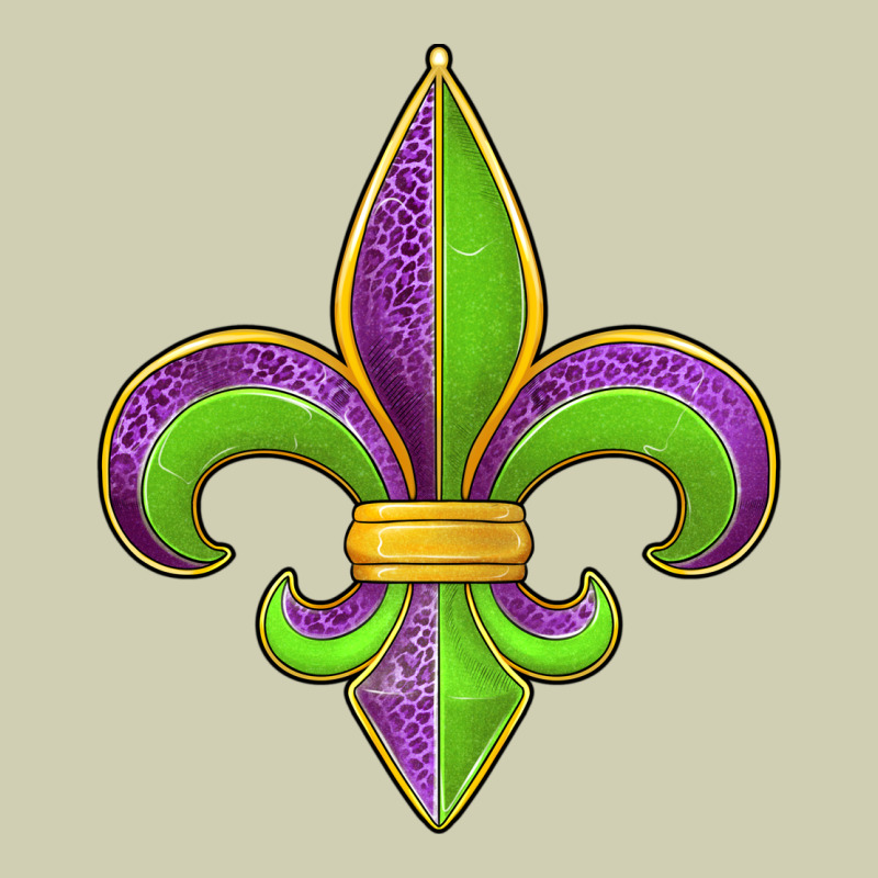 Mardi Gras Fleur De Lis Leopard Heavy Core Tee by Jasminsmagicworld | Teevron