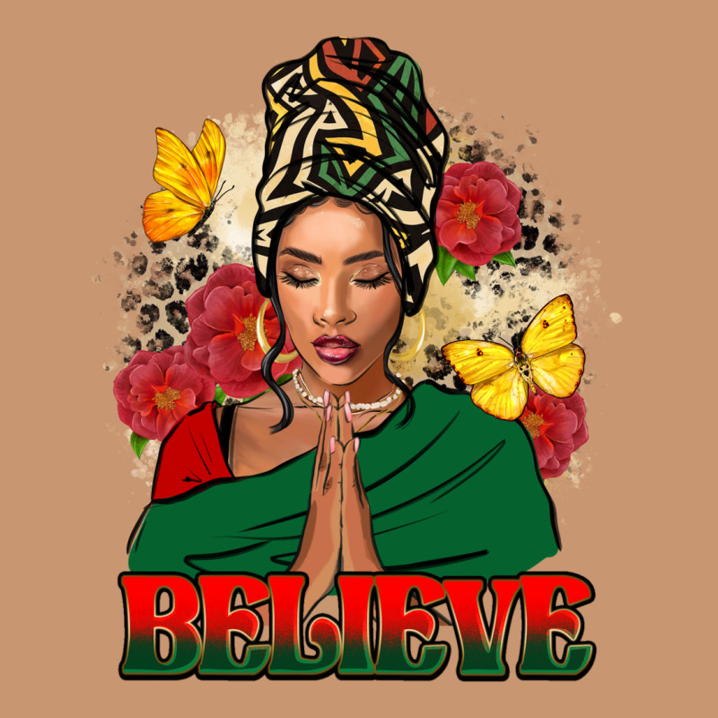 Believe Black Woman Heavyweight Hoodie by FaDigitalArtStudio | Teevron