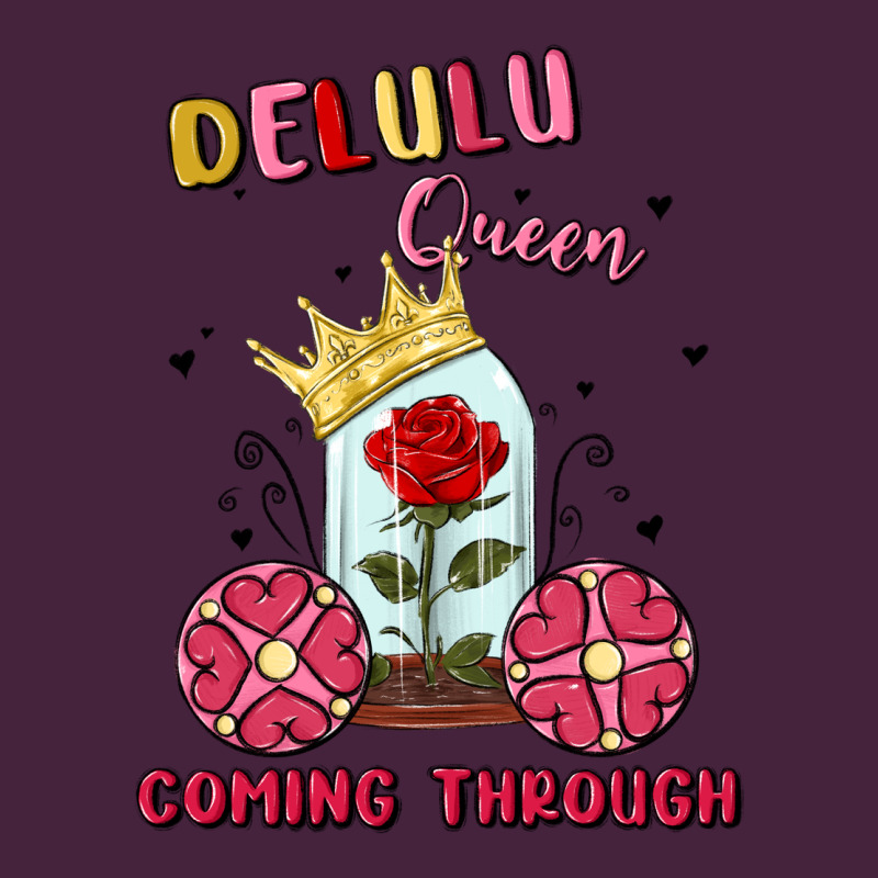 Delulu Queen Coming Through Premium Tee by MaliasSmallBusiness | Teevron