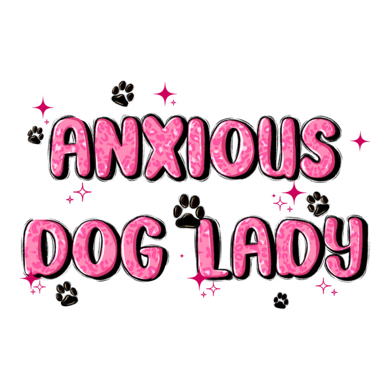 Anxious Dog Lady Premium Tee by MaliasSmallBusiness | Teevron