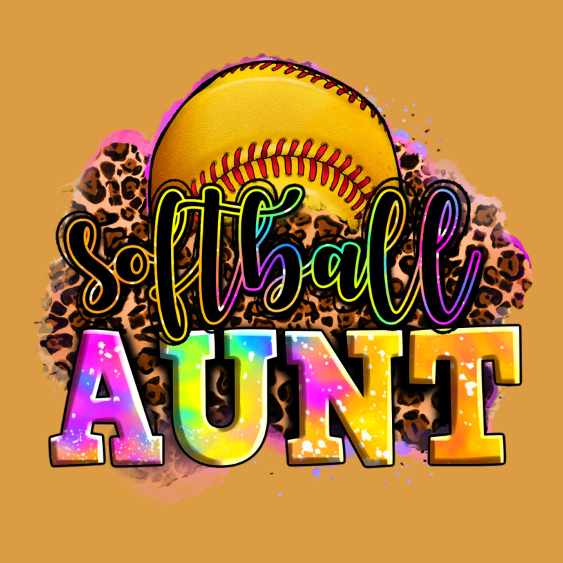 Softball Aunt Urban Heavy Tee by LillyAllenDesigns | Teevron