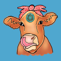 Cow  Turquoise Premium Hoodie | Teevron