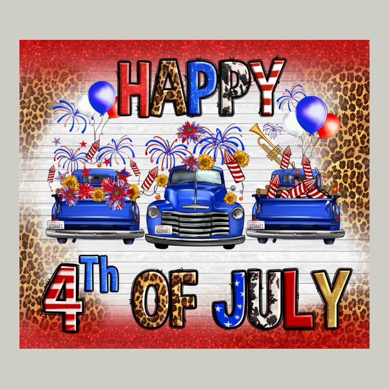 Western Happy Fourth Of July Heavyweight Hoodie by FaDigitalArtStudio | Teevron
