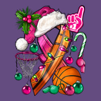 Pink Christmas Breast Cancer Ribbon Basketball Vintage Hoodie | Teevron