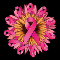 Cancer Ribbon Sunflower Ladies Tee | Teevron