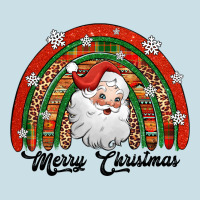 Merry Christmas Santa Rainbow Ladies Tee | Teevron