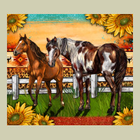 Western Ranch Horses Heavy Core Tee | Teevron