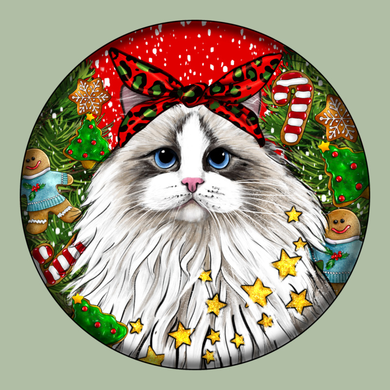 Christmas Ragdoll  Cat Urban Heavy Tee by LillyAllenDesigns | Teevron