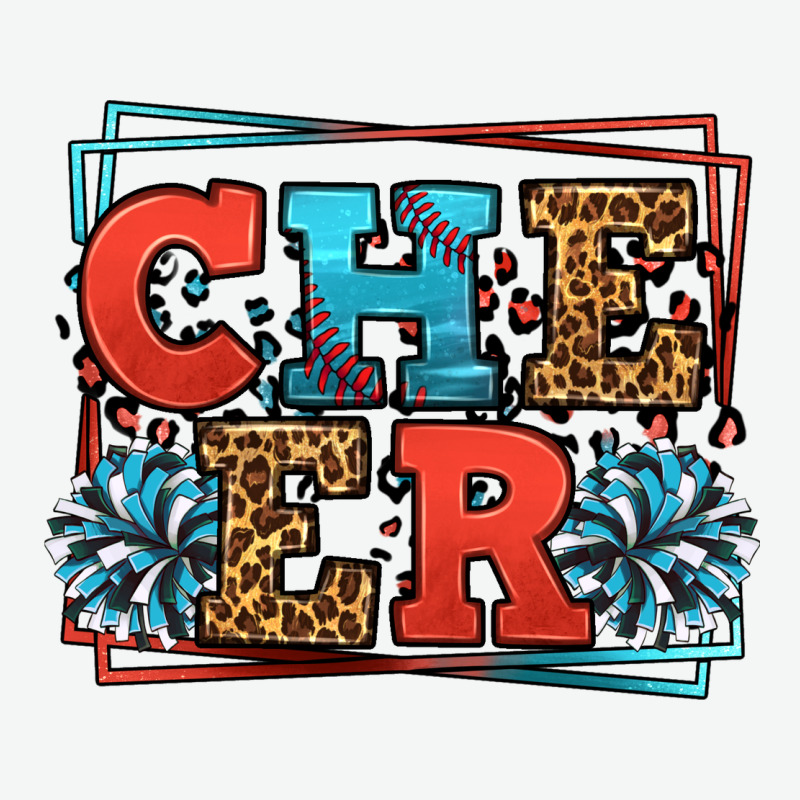 Cheer Baseball Stitchs Urban Heavy Tee by LillyAllenDesigns | Teevron