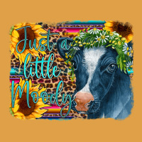 Cow Serape Just A Little Moody Premium Hoodie | Teevron