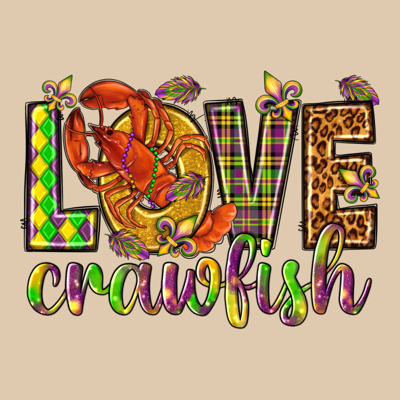 Mardi Gras Love Crawfish Heavyweight Sweatshirt by NancyCooperArtShop | Teevron