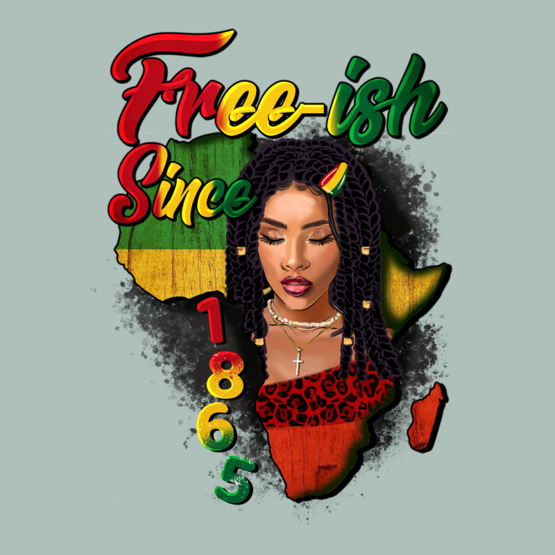 Free-ish Since 1865 Black Woman Heavyweight Hoodie by FaDigitalArtStudio | Teevron