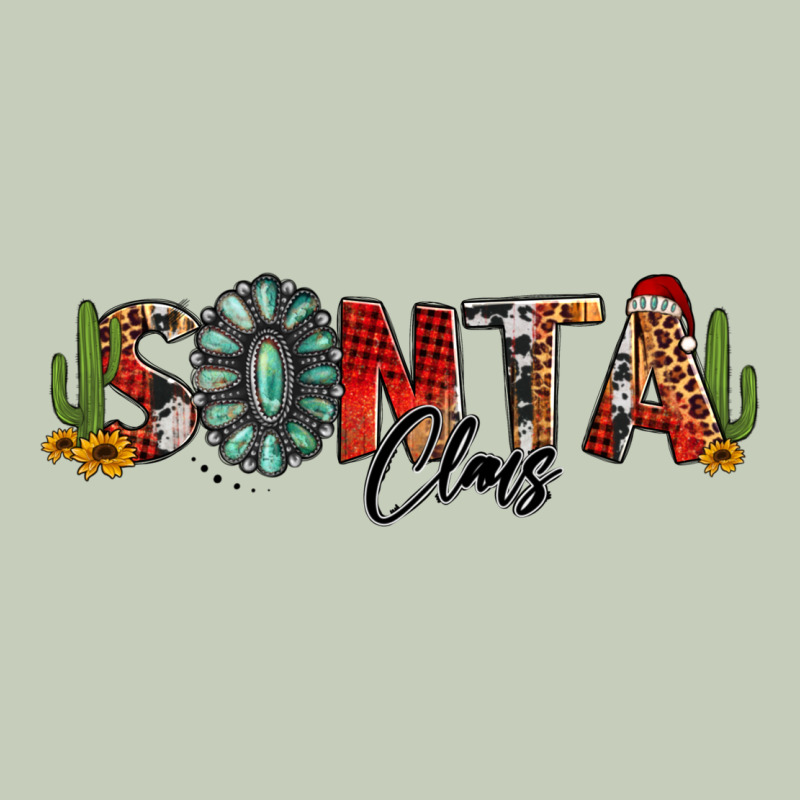 Western Christmas Santa Claus Sunflowers And Cactus Ladies Tee by Jasminsmagicworld | Teevron