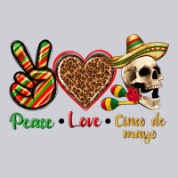 Peace Love Cinco De Mayo Heavyweight Sweatshirt | Teevron