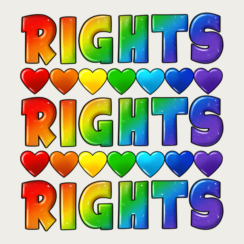 Rights Rights Rights Pride Zipper Hoodie by CowGirlArtShop | Teevron