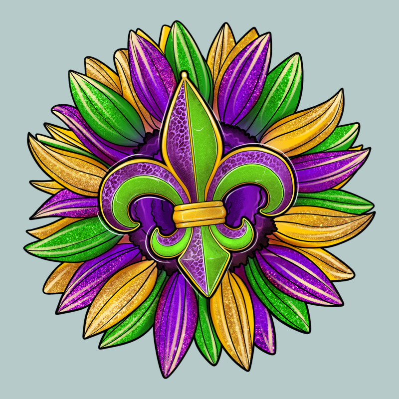 Mardi Gras Carnival Sunflower Heavy Core Tee by Jasminsmagicworld | Teevron
