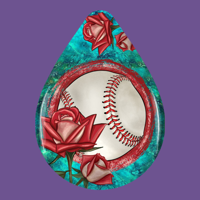 Baseball And Western Roses Teardrop  7 Vintage Tee by BundleAndBundleShop | Teevron