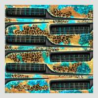 Hairdresser Parting Comb With Leopard And Glitter Seamless Pattern Bbs Classic Tee | Teevron